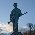 Minuteman statue Lexington, Massachusetts.
