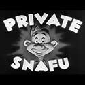 Title screen for Private Snafu training film.