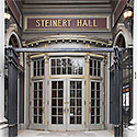 Entrance to Steinert Hall.
