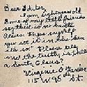 Virginia O'Hanlon's letter to Santa.