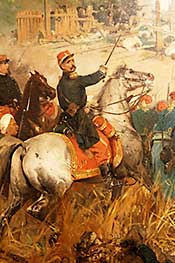 Napoleon III at the Battle of Magenta.