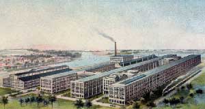 United Shoe Machinery plant in Beverly, Massachusetts.